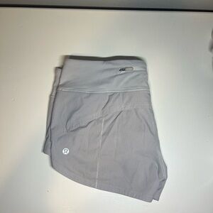White Lululemon shorts